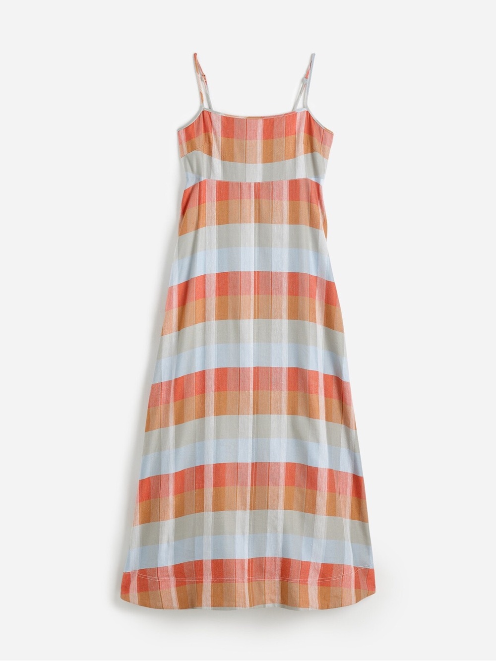 Madewell Empire-Waist Midi Dress in Plaid - Picture 6 of 8